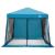 Set Cort pentru Camping 2 pcs albastru Tafetă și Material GartenMobel Dekor