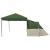 Set Cort pentru Camping 2 pcs Verde Tafetă și Material GartenMobel Dekor