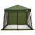 Set Cort pentru Camping 2 pcs Verde Tafetă și Material GartenMobel Dekor