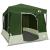 Set Cort pentru Camping 2 pcs Verde Tafetă și Material GartenMobel Dekor