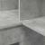 Birou de colț cu raft Gri din beton 101,5 x 149,5 x 149,5 cm GartenMobel Dekor