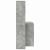 Birou cu raft Gri din beton 138,5 x 55 x 143 cm Lemn compozit GartenMobel Dekor