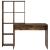 Birou cu raft Stejar fumuriu 138,5 x 55 x 143 cm Lemn compozit GartenMobel Dekor