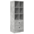 Birou cu sertar 2 pcs Gri din beton GartenMobel Dekor