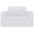 Husă elastică pentru canapea, poliester jersey, alb GartenMobel Dekor