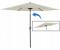 Umbrelă de terasă și grădină 300 cm, bej, cu înclinare, manivelă și husă
