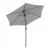 Umbrela de terasa si gradina 300 cm gri, cu inclinare si husa inclusa