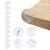 Set 10 protectii pentru colturi copii, silicon transparent, 40x20 mm