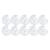 Set 10 protectii pentru colturi copii, silicon transparent, 40x20 mm