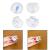 Set 10 protectii pentru colturi copii, silicon transparent, 40x20 mm