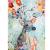 Set broderie cu diamante 5D, model Cerb, 30x40 cm, multicolor