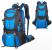 Rucsac militar de drumetie 50L, usor, cu spate ventilat, albastru/gri
