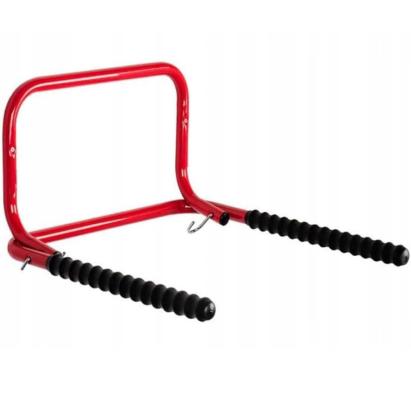 Suport de perete pliabil pentru 2 biciclete, 40 kg, 50 cm, rosu