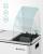 Coș de gunoi reciclare SONGMICS, 3 compartimente 54L, inox alb
