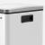 Coș de gunoi reciclare SONGMICS, 3 compartimente 54L, inox alb