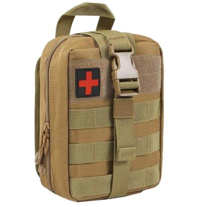 Borseta tactica de brau impermeabila, 6 compartimente, verde militar, 22x18x10 cm