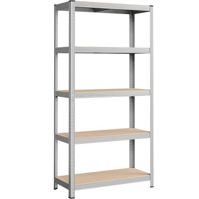 Raft metalic de depozitare Songmics, 5 polițe, 875 kg, 180x90x40 cm