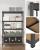 Raft metalic de depozitare Songmics, 5 polite, 875 kg, 200x120x60 cm, negru