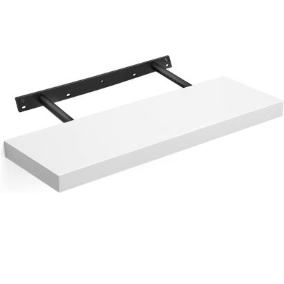 Raft de perete suspendat VASAGLE din MDF, alb, 60 x 20 cm