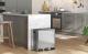 Coș de gunoi reciclare SONGMICS din inox, 3 compartimente 3x18L
