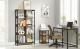Biblioteca VASAGLE cu 8 compartimente, design industrial, maro retro