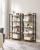 Bibliotecă VASAGLE cu 5 rafturi, stil industrial, maro rustic, 66x30x153 cm