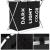 Cos de rufe cu 3 compartimente, pliabil, cadru aluminiu, 146L, negru