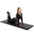 Saltea fitness pliabila groasa pentru gimnastica si exercitii 180x60x5 cm, neagra