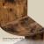 Raft de colț suspendat Vasagle cu 5 polițe, maro rustic, 20x20x127,5 cm