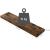 Raft de perete suspendat VASAGLE, 80x20 cm, MDF, maro rustic