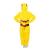 Pijama salopeta pufoasa pentru copii Pikachu, galbena, 120-130 cm