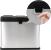 Coș de gunoi reciclare SONGMICS din inox, 3 compartimente, 3x15L