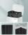 Cos de gunoi SONGMICS cu pedala, 30L, soft close, alb, otel
