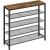 Raft de pantofi VASAGLE cu 5 nivele, stil industrial, maro rustic