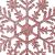Set 12 decoratiuni brad fulg de zapada roz cu sclipici, 10 cm