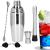 Set cocktail shaker din inox 550 ml cu accesorii barman, 6 piese