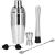 Set cocktail shaker din inox 550 ml cu accesorii barman, 6 piese