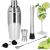 Set cocktail shaker din inox 550 ml cu accesorii barman, 6 piese
