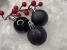 Set 20 globuri de Craciun negre, 3 modele, 4 cm, incasabile