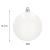 Set 20 globuri de Craciun albe mate, 8 cm, din plastic incasabil