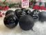 Set globuri de Craciun negre, 20 bucati, 5 modele, 6 cm, incasabile
