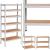 Raft metalic modular pentru depozitare cu 6 polite, 225x110x50 cm, 900 kg