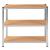 Raft metalic modular pentru depozitare cu 6 polite, 225x110x50 cm, 900 kg