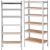 Raft metalic modular pentru depozitare cu 6 polite, 225x110x50 cm, 900 kg