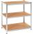 Raft metalic modular pentru depozitare, 5 polite, 180x90x30 cm, 875 kg
