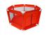 Tarc de joaca pliabil pentru copii si bebelusi, rosu, 130 x 63 cm