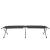 Pat pliant de camping cu structura metalica, 190x74x42 cm, 150 kg, negru