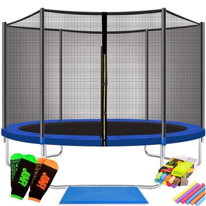 Trambulina de gradina Caruzzo 244 cm cu plasa de protectie exterioara