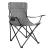 Scaun pliabil pentru camping si pescuit Sersimo, cu suport pahar, gri