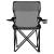 Scaun pliabil pentru camping si pescuit Sersimo, cu suport pahar, gri